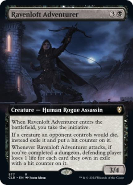Ravenloft Adventurer (Extended Art) (foil)
