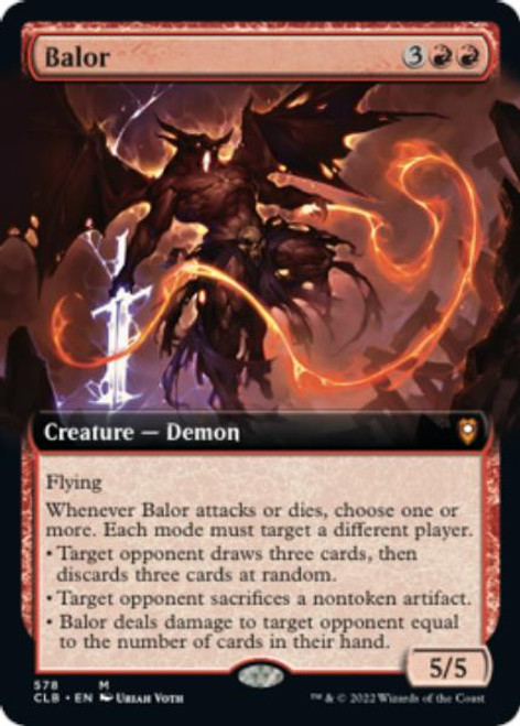 Balor (Extended Art) (foil) | Commander Legends: Battle for Baldur's Gate