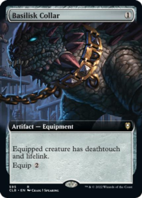 Basilisk Collar (Extended Art) (foil) | Commander Legends: Battle for Baldur's Gate