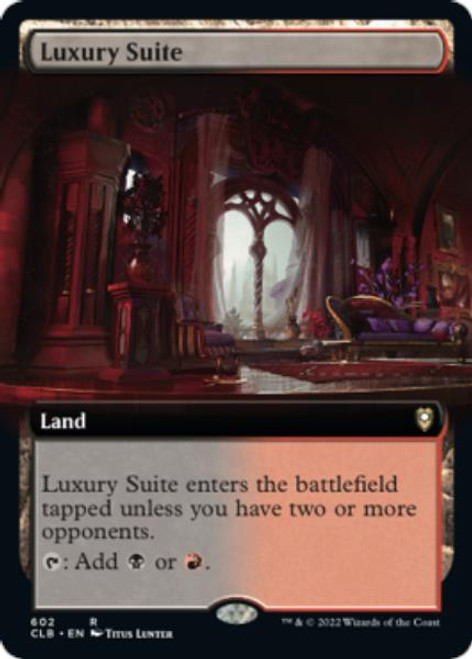 Luxury Suite (Extended Art) (foil) | Commander Legends: Battle for Baldur's Gate