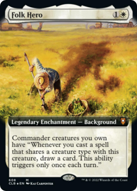 Folk Hero (Extended Art) | Commander Legends: Battle for Baldur's Gate