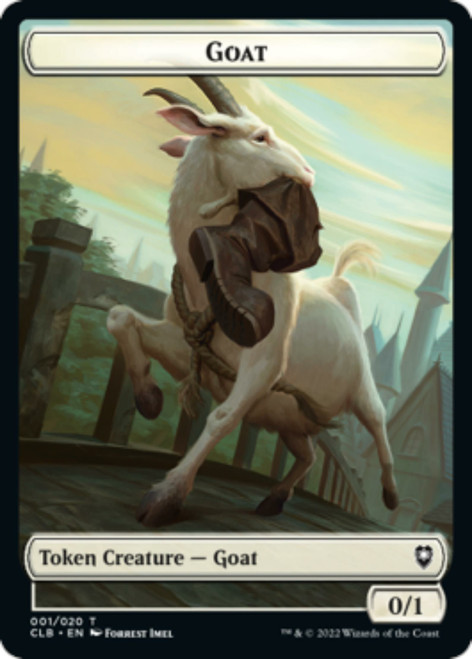 Commander Legends: Battle for Baldur's Gate - Goat / Treasure Foil Token