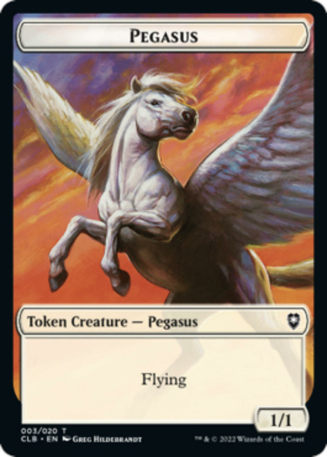 Commander Legends: Battle for Baldur's Gate - Pegasus / Treasure Foil Token
