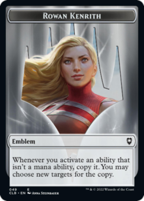 Commander Legends: Battle for Baldur's Gate - Copy Token / Rowan Kenrith Emblem