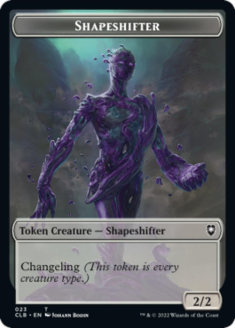 Commander Legends: Battle for Baldur's Gate - Shapeshifter (#23) / Kor Warrior Token
