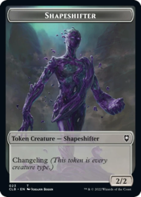 Commander Legends: Battle for Baldur's Gate - Shapeshifter (#23) / Kor Warrior Token