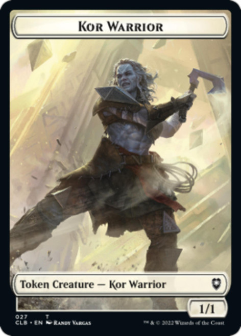 Commander Legends: Battle for Baldur's Gate - Shapeshifter (#23) / Kor Warrior Token