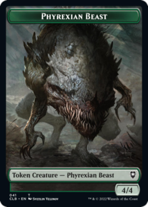 Commander Legends: Battle for Baldur's Gate - Phyrexian Beast / Wurm Token