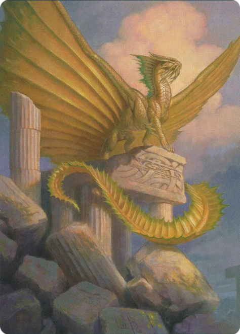 Ancient Gold Dragon Art Card (#5)