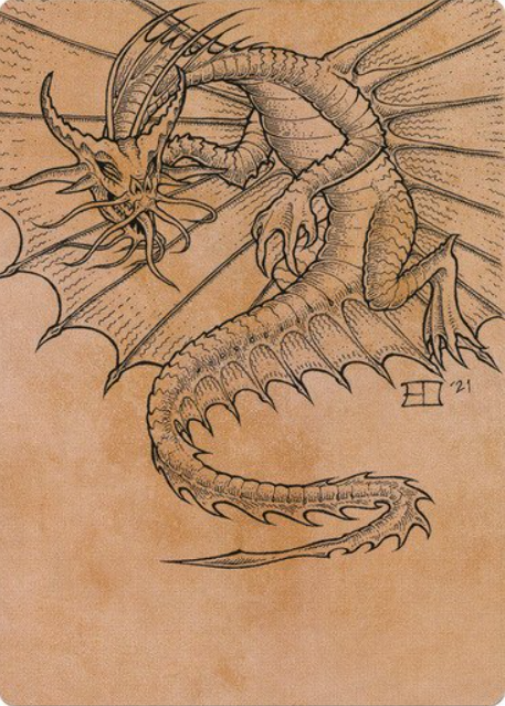 Ancient Gold Dragon Art Card (#44)