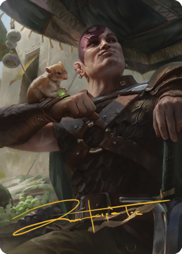 Minsc & Boo, Timeless Heroes Art Card (#38) (Gold Signature)