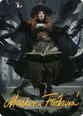 Tasha, the Witch Queen Art Card (#41) (Gold Signature)