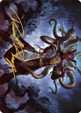 Zevlor, Elturel Exile Art Card (#42) (Gold Signature)