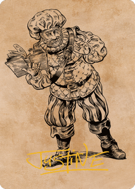Volo, Itinerant Scholar Art Card (#48) (Gold Signature)