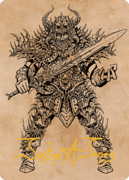 Sarevok, Deathbringer Art Card (#50) (Gold Signature)