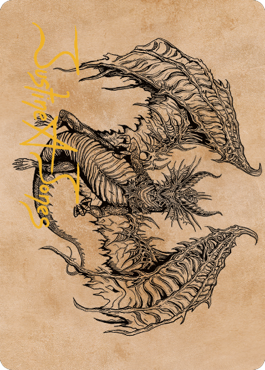 Ganax, Astral Hunter Art Card (#53) (Gold Signature)