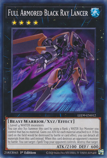 LED9-EN012 Full Armored Black Ray Lancer