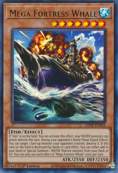 LED9-EN016 Mega Fortress Whale