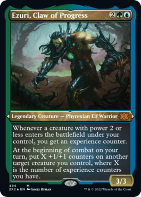 Ezuri, Claw of Progress (Etched Foil)