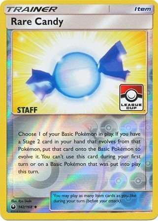 SM Celestial Storm 142/168 Rare Candy (League Promo STAFF)