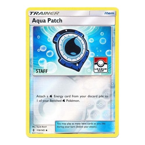 SM Guardians Rising 119/145 Aqua Patch (League Promo STAFF)
