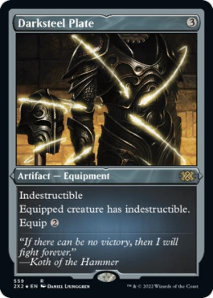 Darksteel Plate (Etched Foil)