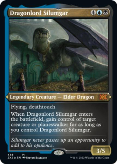 Dragonlord Silumgar (Etched Foil) | Double Masters 2022