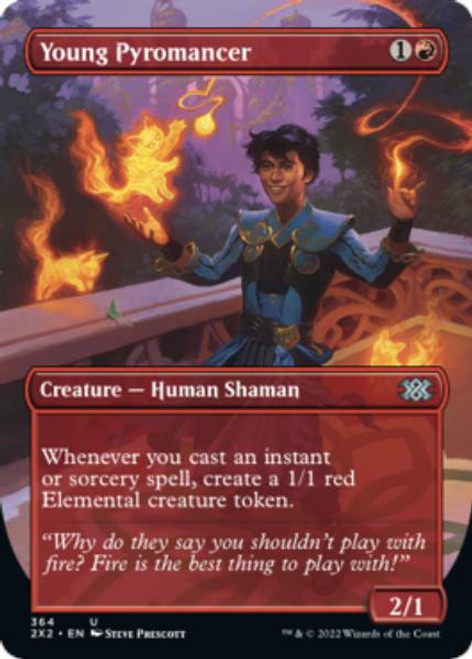 Young Pyromancer (Borderless Art) | Double Masters 2022