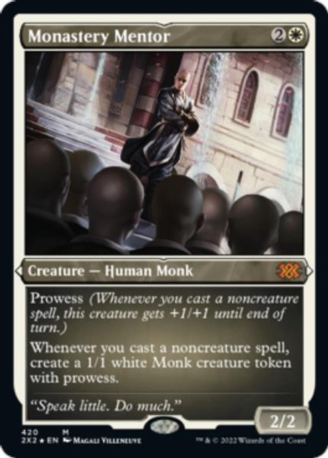 Monastery Mentor (Etched Foil) | Double Masters 2022