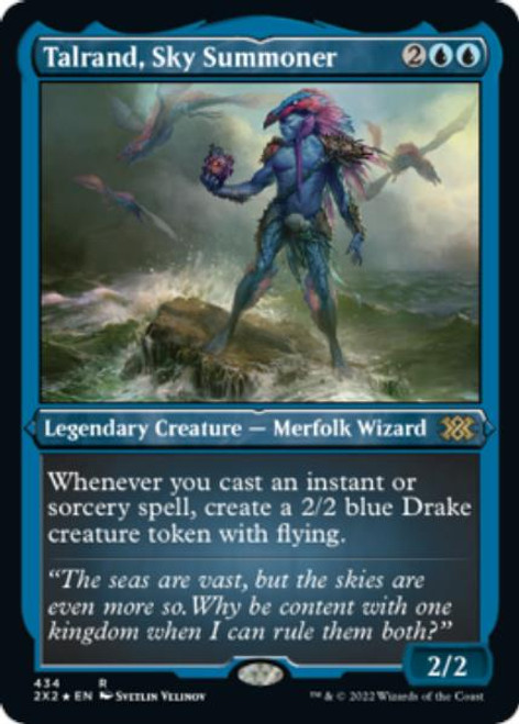 Talrand, Sky Summoner (Etched Foil) | Double Masters 2022