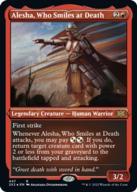 Alesha, Who Smiles at Death (Etched Foil) | Double Masters 2022