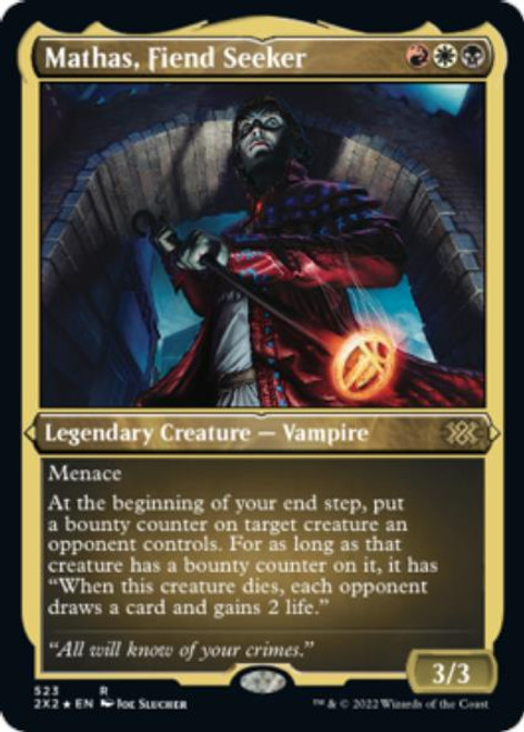 Mathas, Fiend Seeker (Etched Foil) | Double Masters 2022
