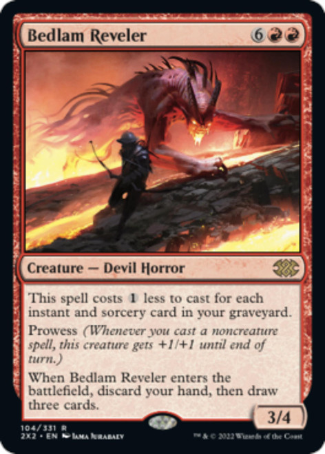 Bedlam Reveler (foil) | Double Masters 2022