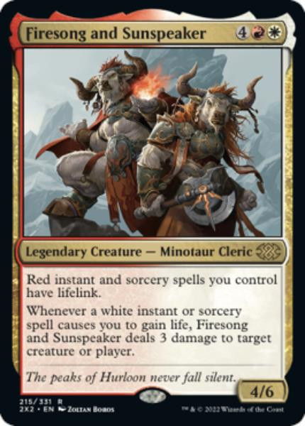 Firesong and Sunspeaker (foil)