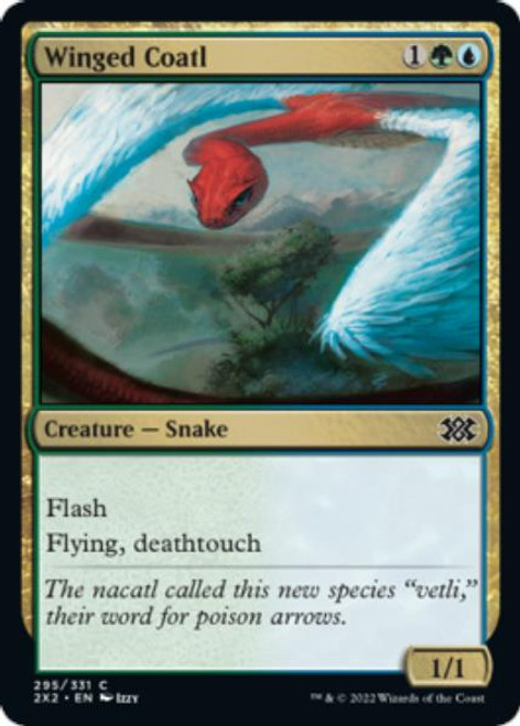 Winged Coatl (foil) | Double Masters 2022
