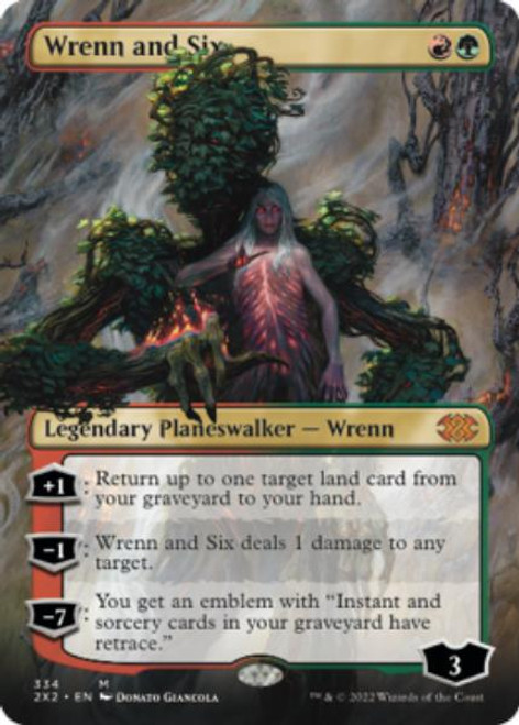 Wrenn and Six (Borderless Art foil) | Double Masters 2022