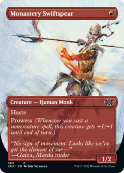 Monastery Swiftspear (Borderless Art foil)