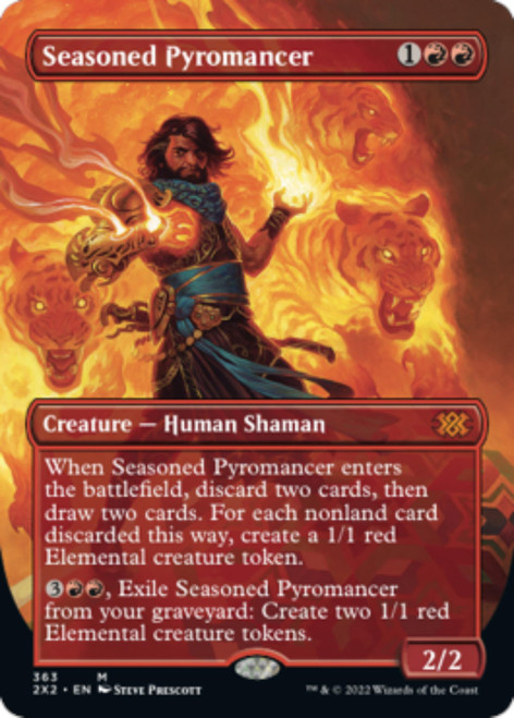 Seasoned Pyromancer (Borderless Art foil)