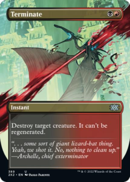 Terminate (Borderless Art foil)