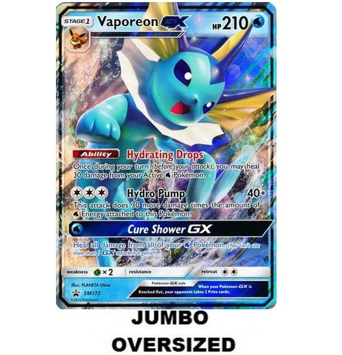 JUMBO Sun & Moon SM172 Vaporeon GX