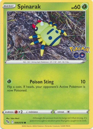 Pokemon GO 006/078 Spinarak