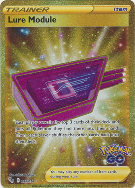Pokémon TCG Mewtwo VSTAR Pokemon GO 086/078 gold effect Secret Rare