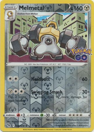 Pokemon GO 046/078 Melmetal (Reverse Holo)