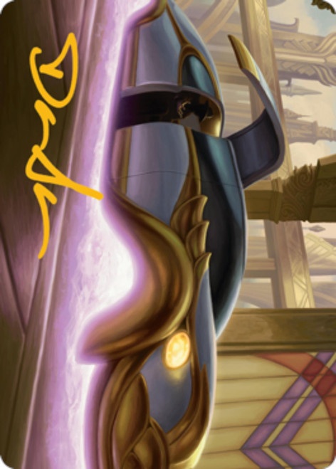 Mysterious Limousine (#6) Art Card (Gold Signature)