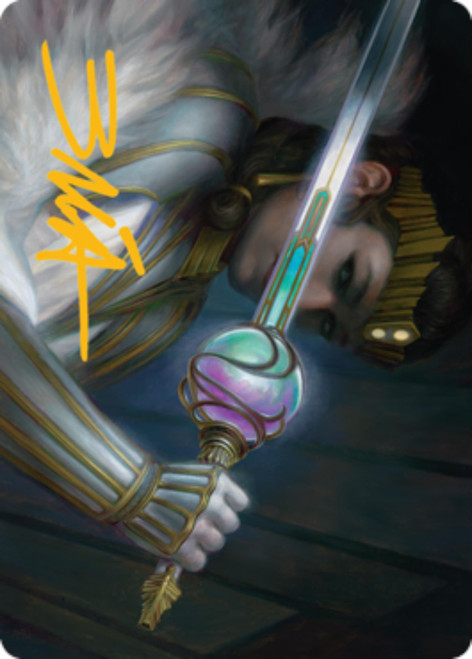 Luxior, Giada's Gift (#34) Art Card (Gold Signature)