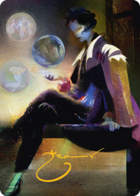 Obscura Interceptor (#74) Art Card (Gold Signature)