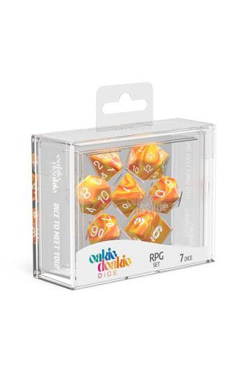 Oakie Doakie Dice RPG Set Gemidice - Sunstone (7)