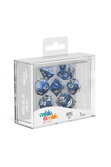 Oakie Doakie Dice RPG Set Gemidice - Liquid Steel (7)