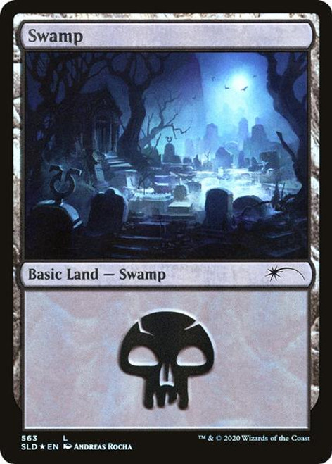 Swamp (Spooky) (Secret Lair foil - Jumpstart Lands) | Secret Lair Drops