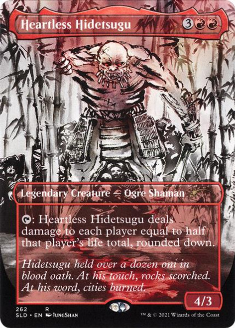 Heartless Hidetsugu (Secret Lair foil - Kamigawa Ink) | Secret Lair Drops